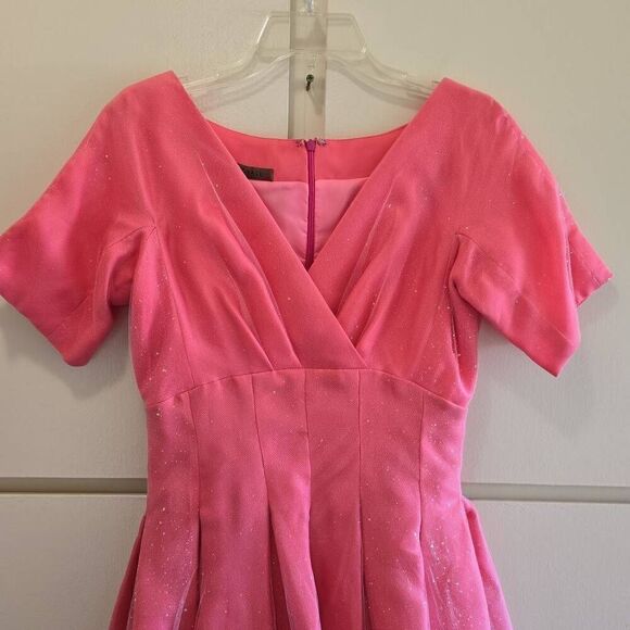 KEVAN HALL Couture Schiaparelli Pink 50s Style Cocktail Dress, NWOT, Sz. 8... ST - Picture 5 of 11